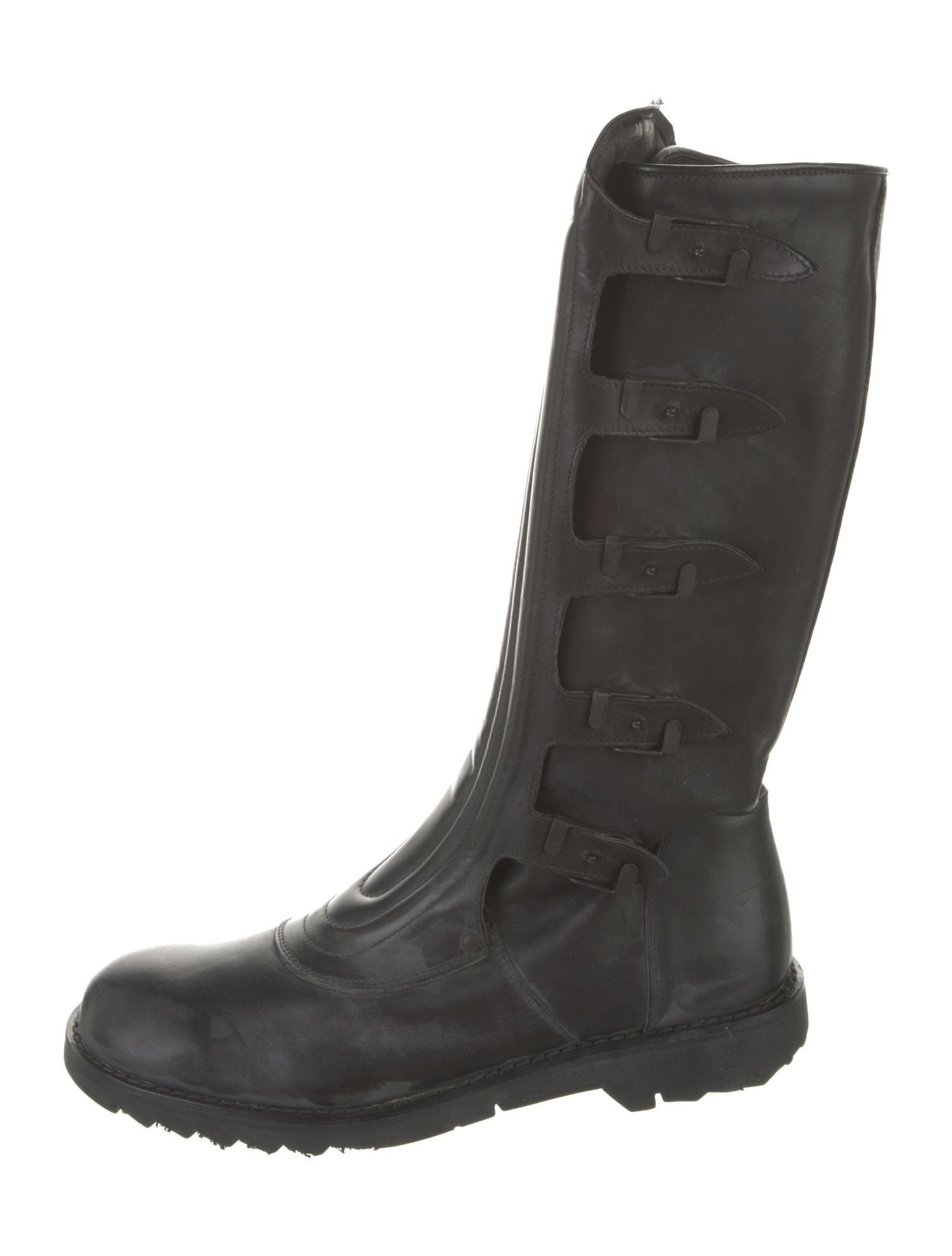 Belstaff Leather Combat Boots