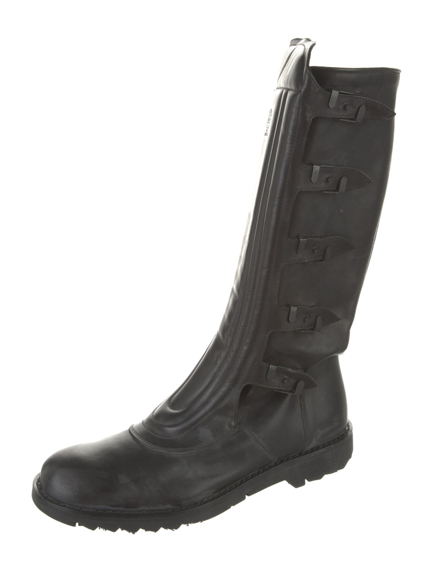 Belstaff Leather Combat Boots
