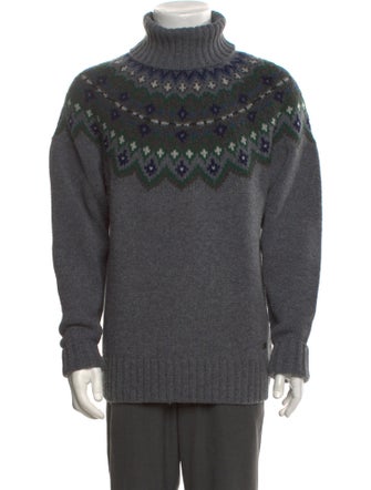 Belstaff Striped Turtleneck Pullover