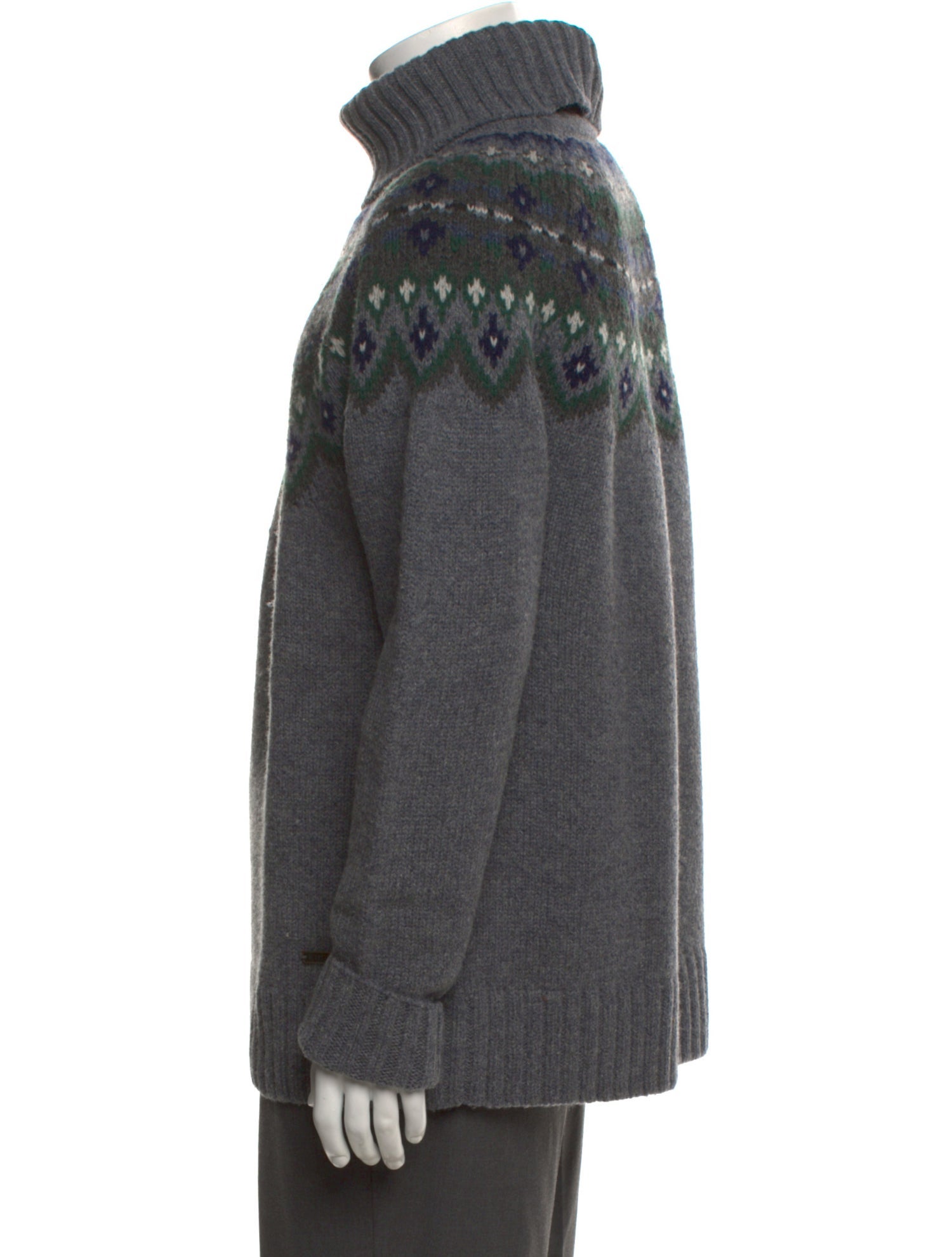 Belstaff Striped Turtleneck Pullover