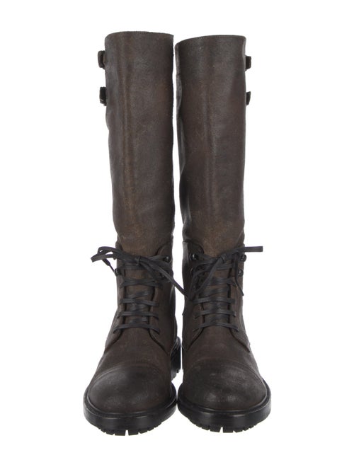 Belstaff Leather Combat Boots