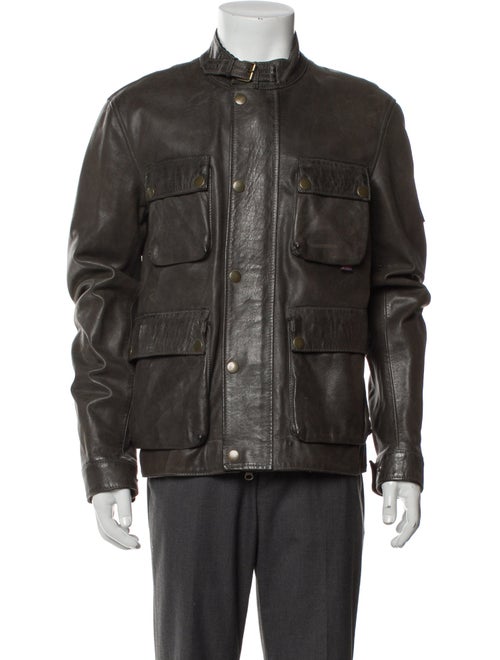Belstaff Leather Utility Jacket