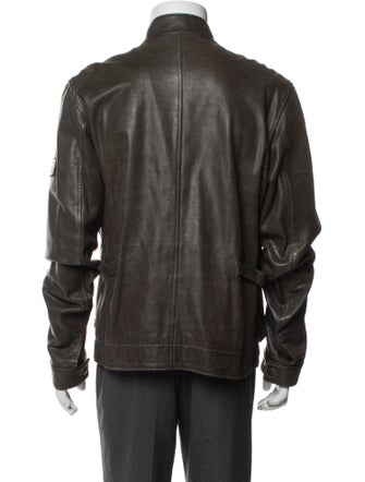 Belstaff Leather Utility Jacket