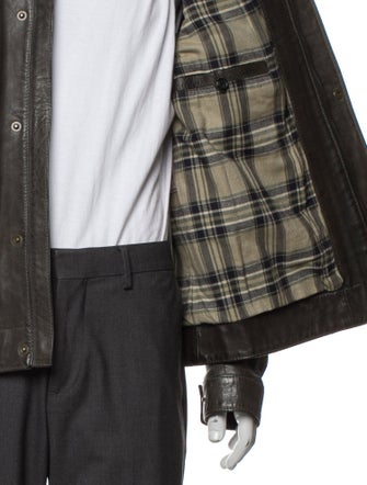 Belstaff Leather Utility Jacket