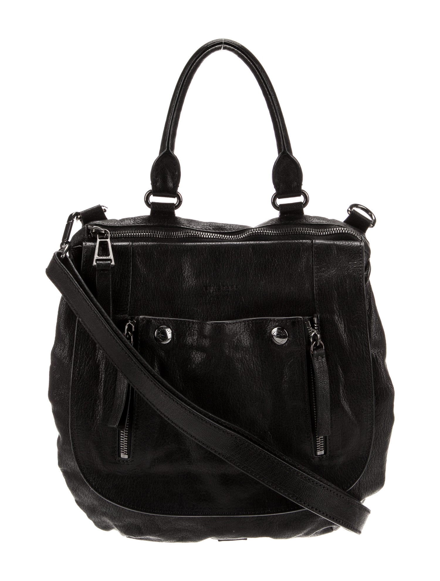 Belstaff Leather Top Handle Bag
