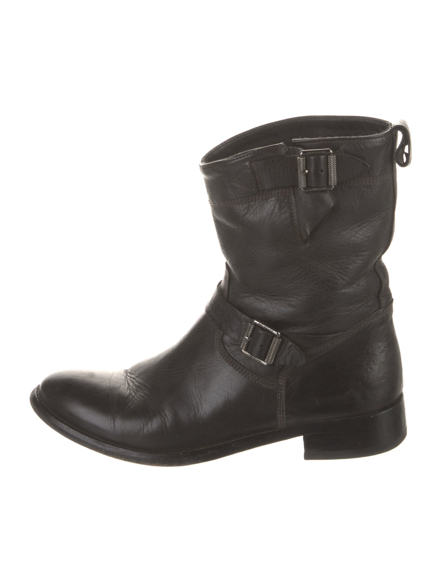 Belstaff Leather Moto Boots