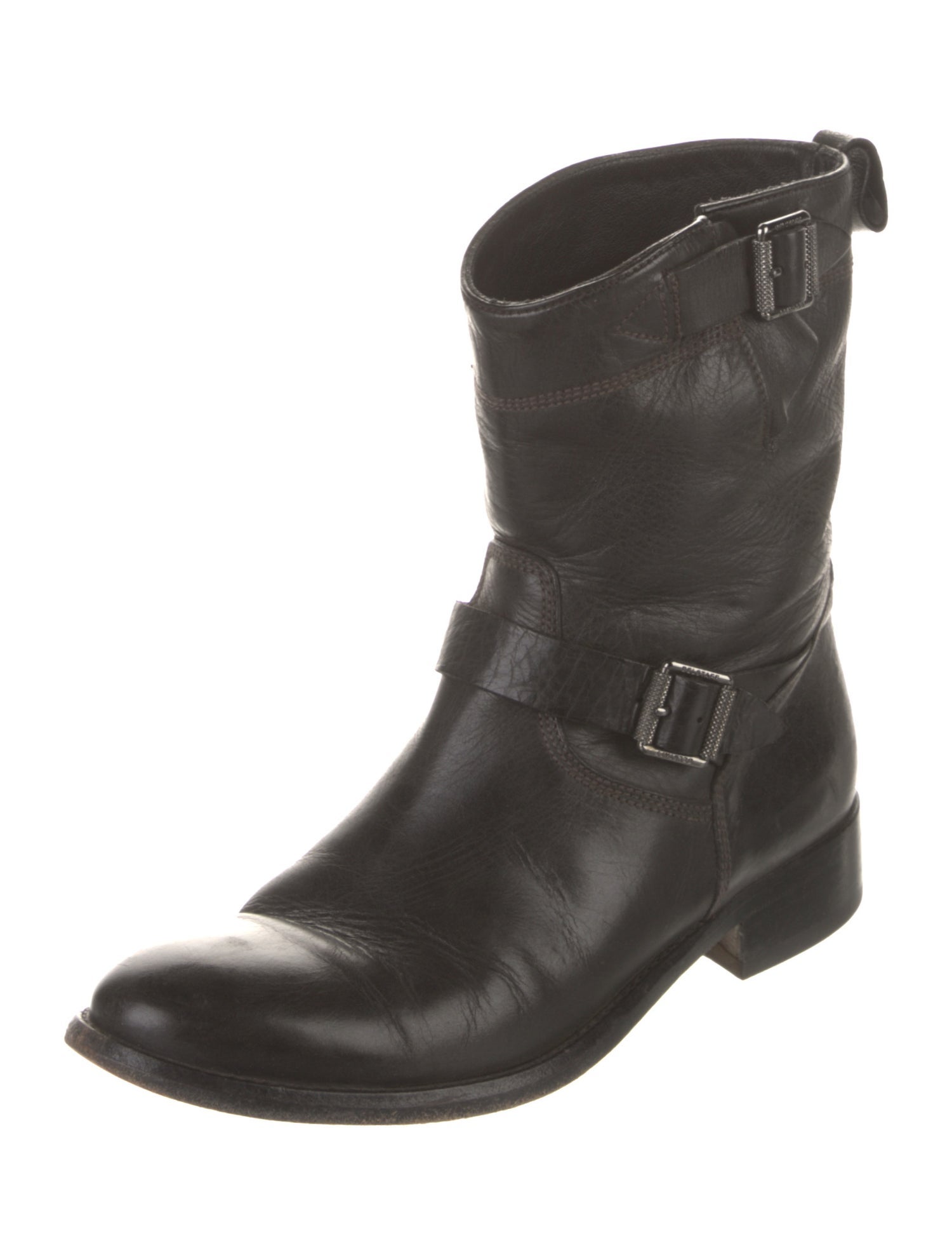 Belstaff Leather Moto Boots