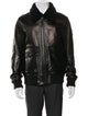 Belstaff Lamb Leather Bomber Jacket