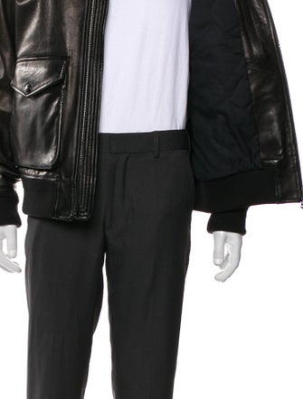 Belstaff Lamb Leather Bomber Jacket
