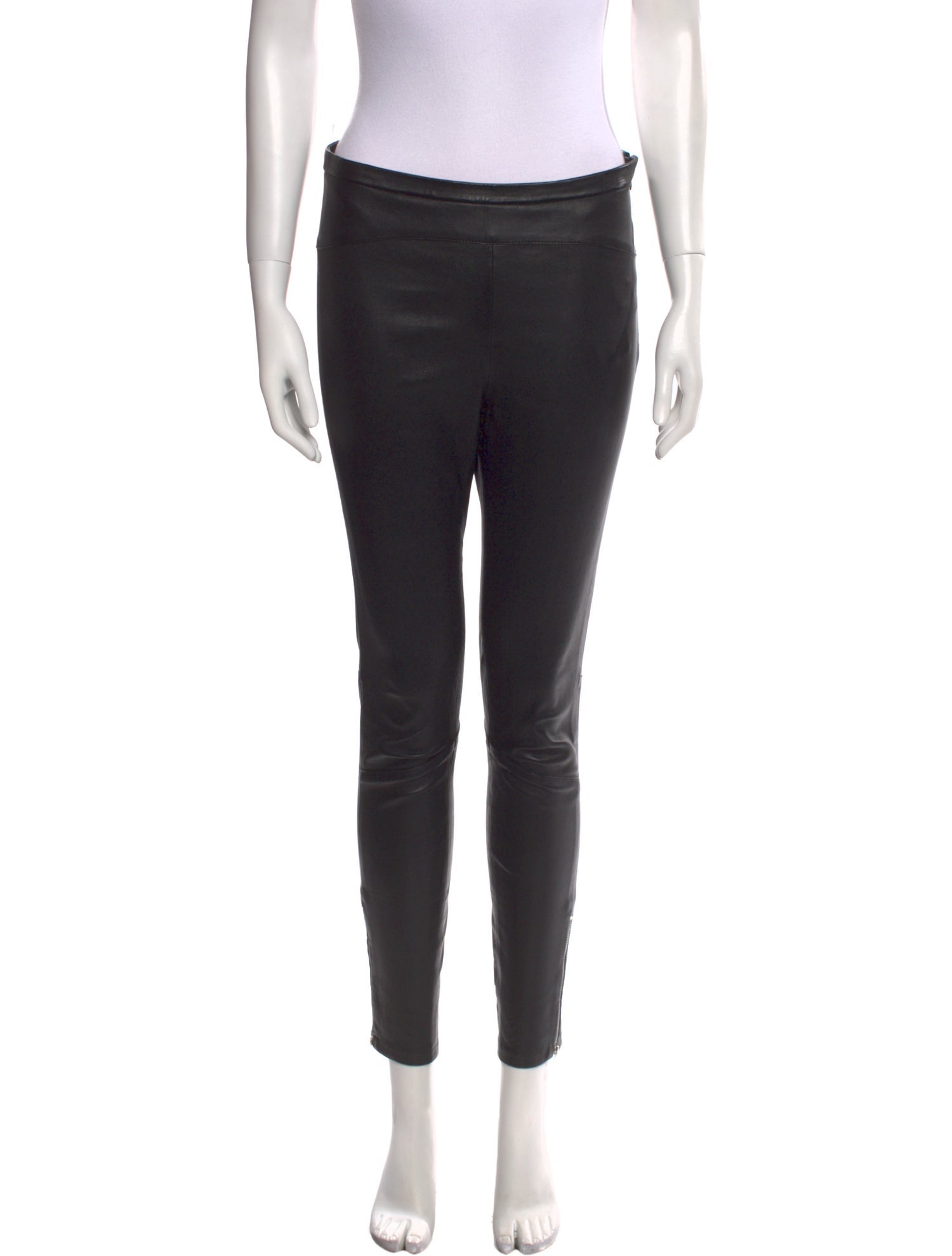 Belstaff Leather Skinny Leg Pants