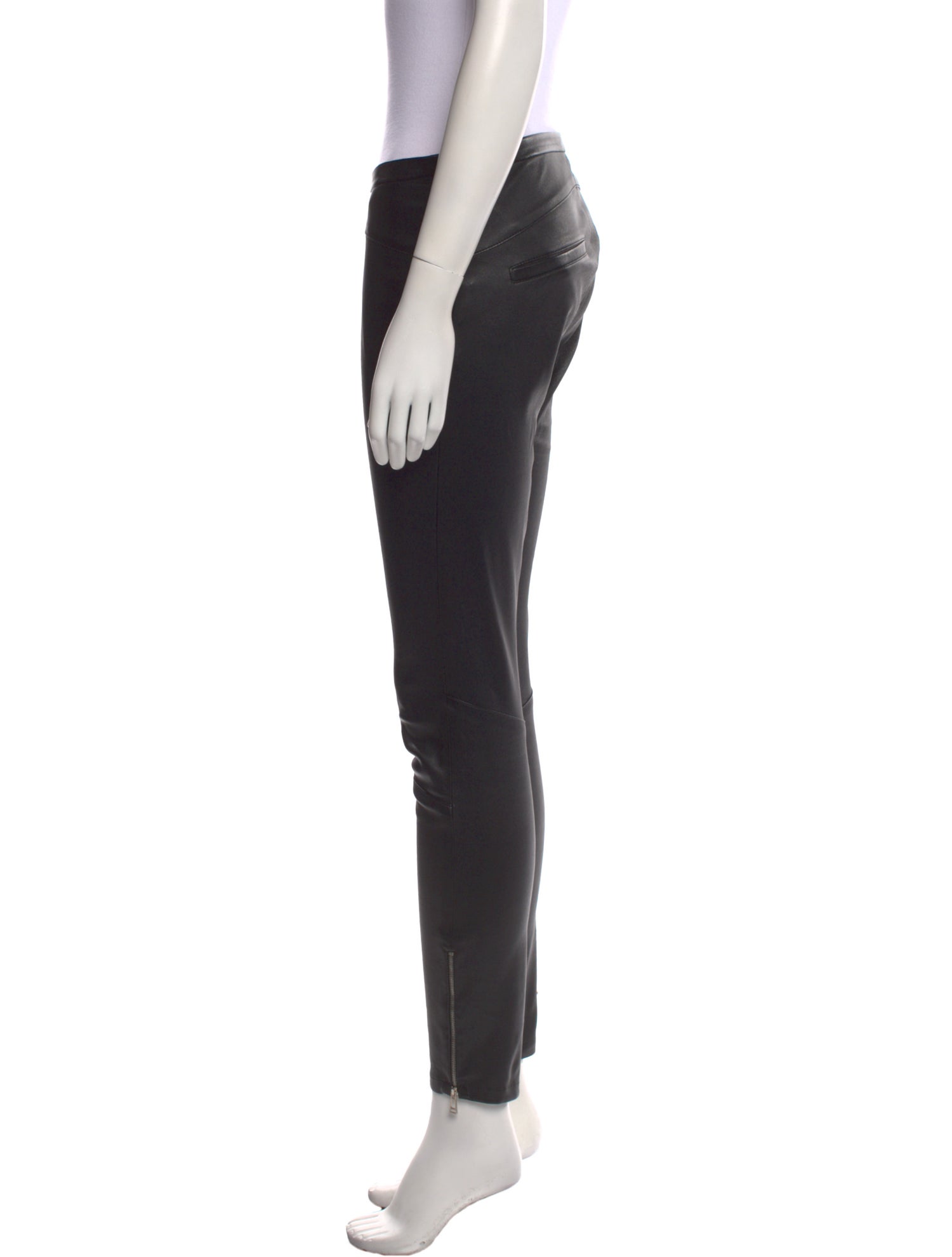 Belstaff Leather Skinny Leg Pants