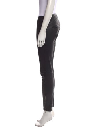 Belstaff Leather Skinny Leg Pants