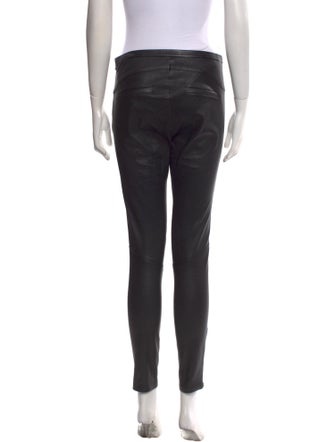 Belstaff Leather Skinny Leg Pants