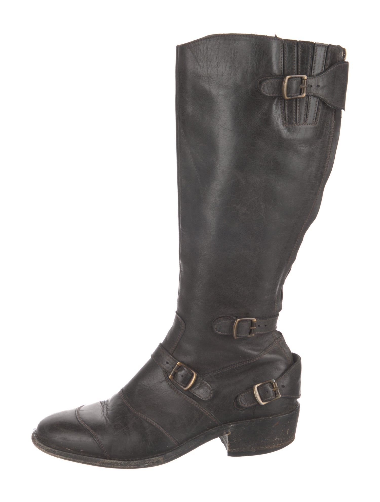 Belstaff Leather Riding Boots