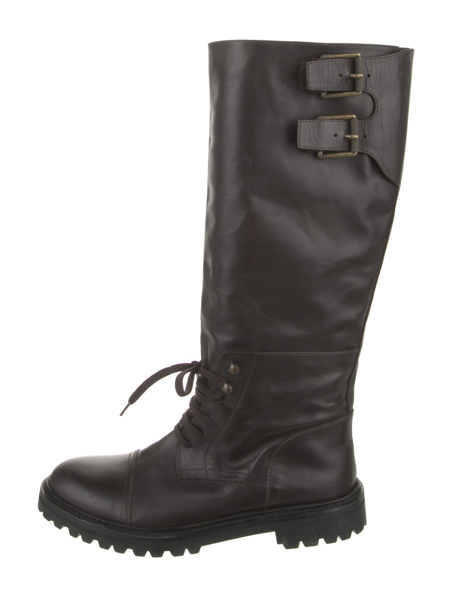 Belstaff Leather Combat Boots