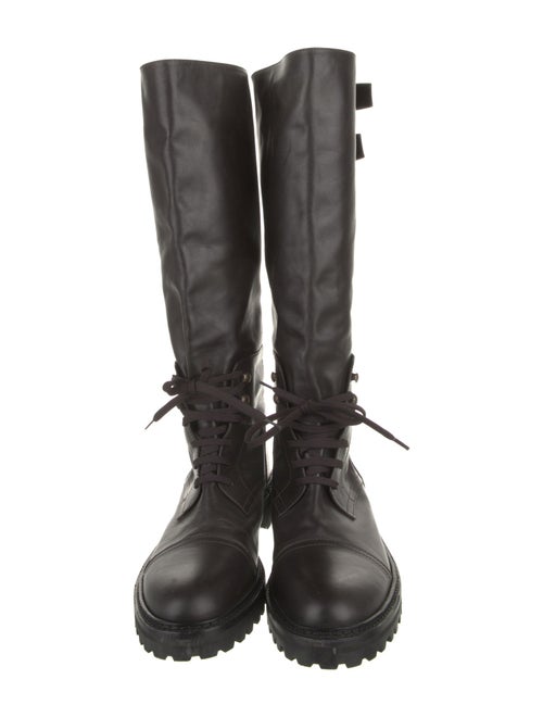 Belstaff Leather Combat Boots