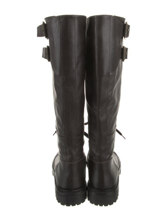 Belstaff Leather Combat Boots