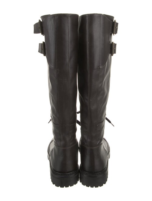 Belstaff Leather Combat Boots