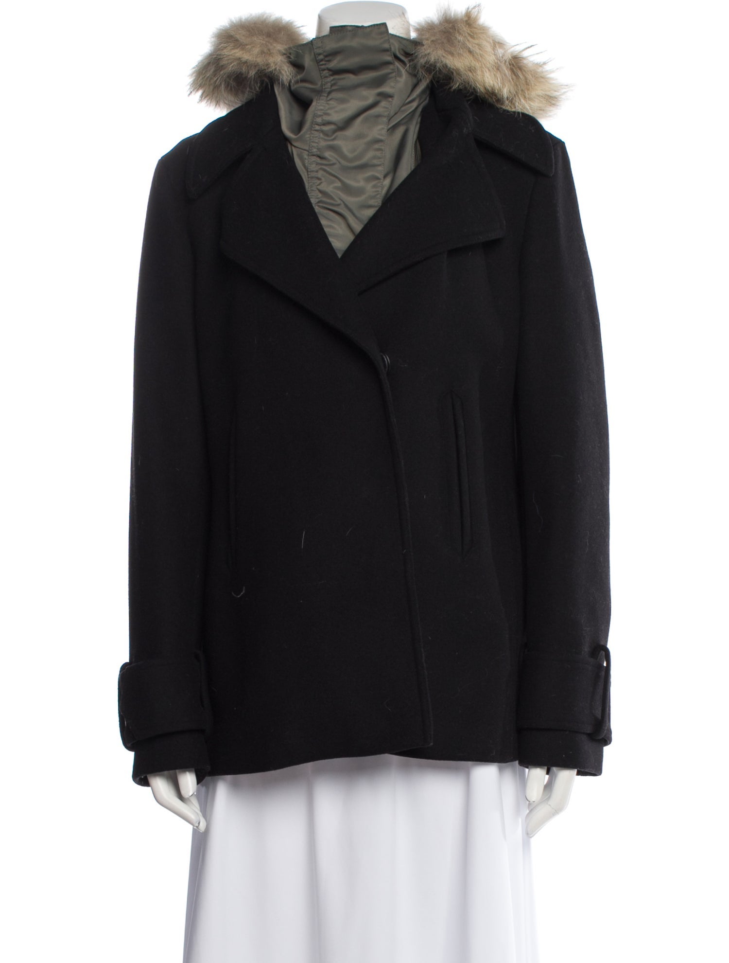 Belstaff Virgin Wool Fur Jacket