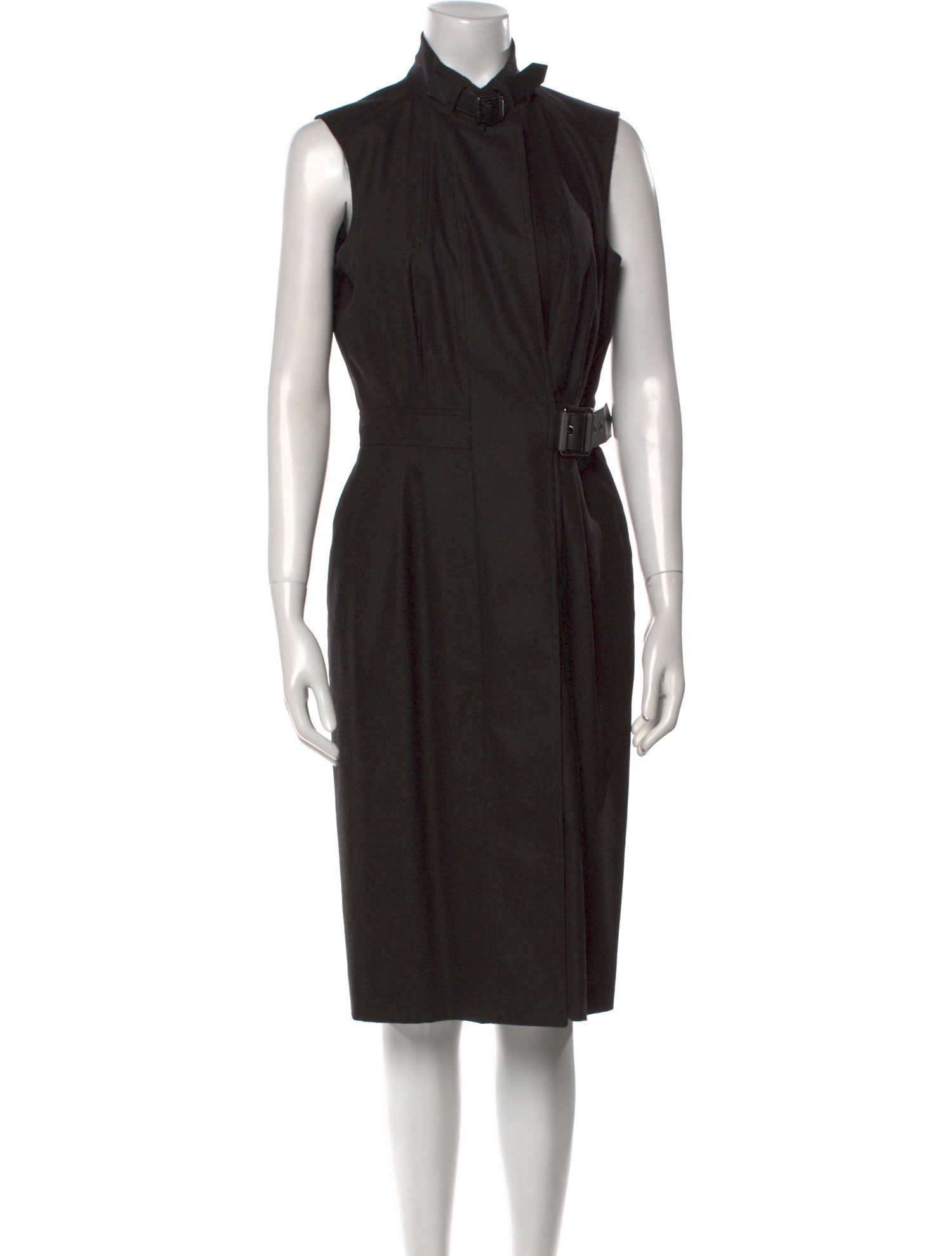 Belstaff Virgin Wool Midi Length Dress
