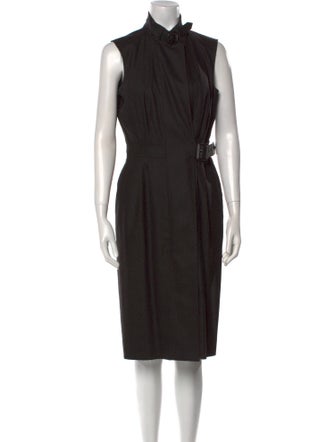 Belstaff Virgin Wool Midi Length Dress