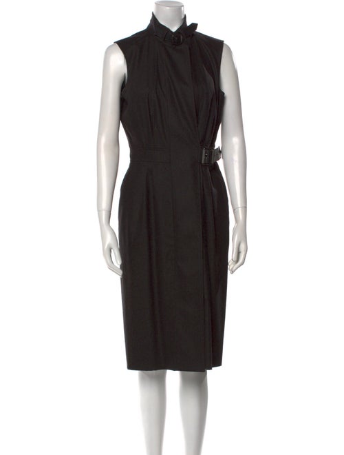 Belstaff Virgin Wool Midi Length Dress
