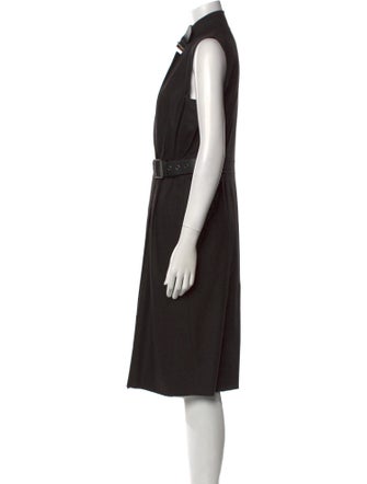Belstaff Virgin Wool Midi Length Dress