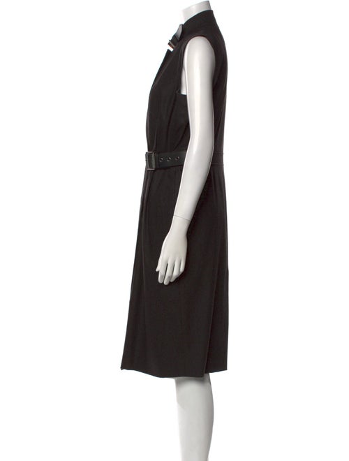 Belstaff Virgin Wool Midi Length Dress