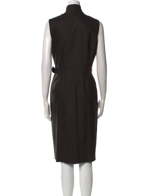 Belstaff Virgin Wool Midi Length Dress