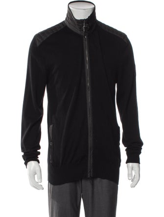 Belstaff Mock Neck Long Sleeve Cardigan