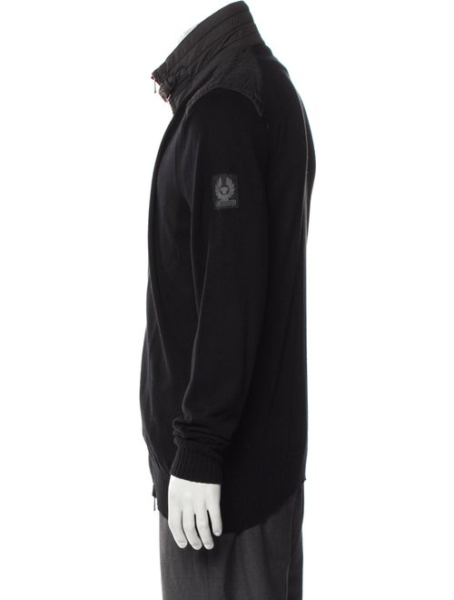 Belstaff Mock Neck Long Sleeve Cardigan