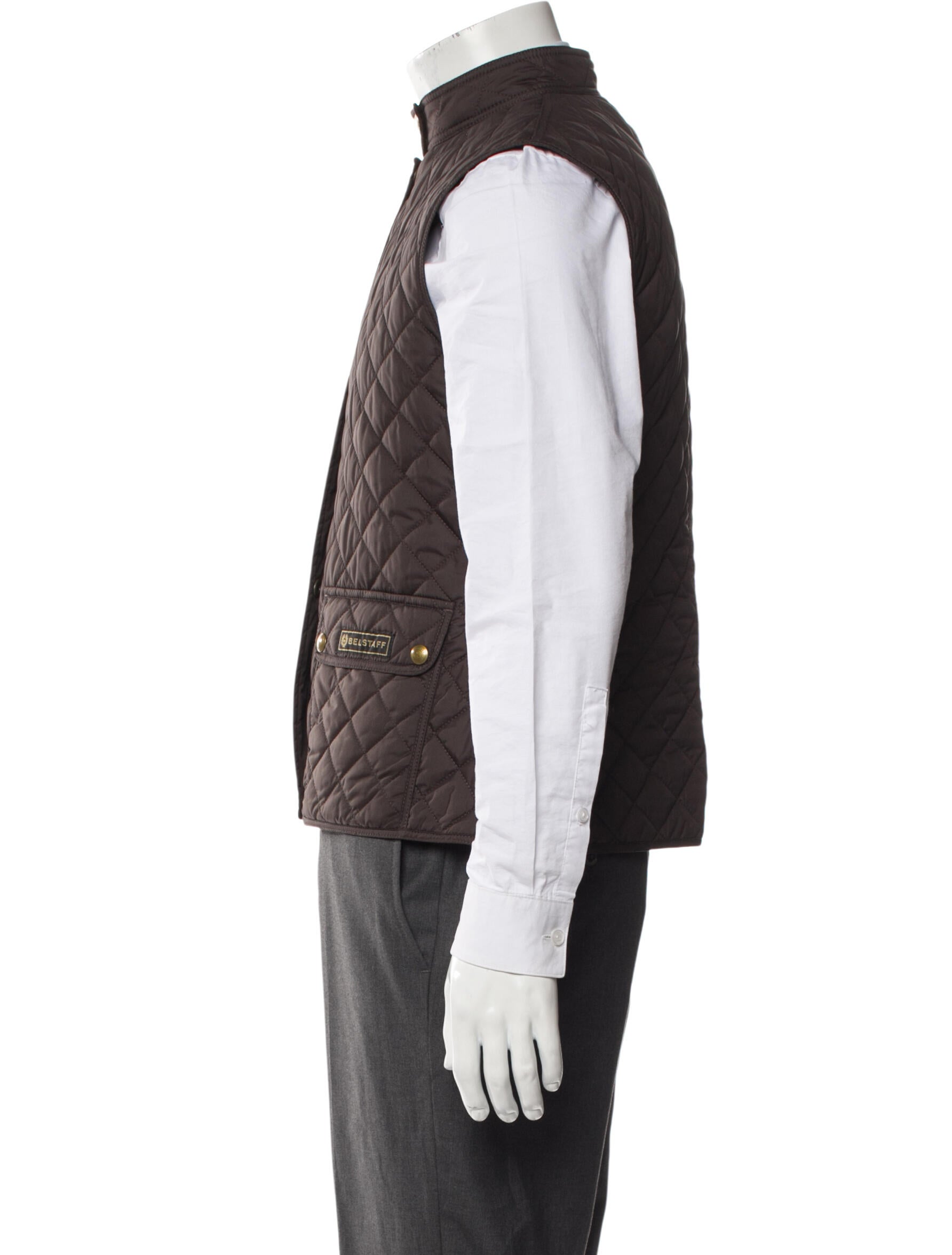 Belstaff Colorblock Pattern Vest