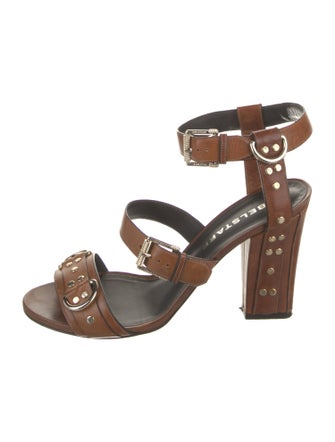 Belstaff Leather Studded Accents Sandals