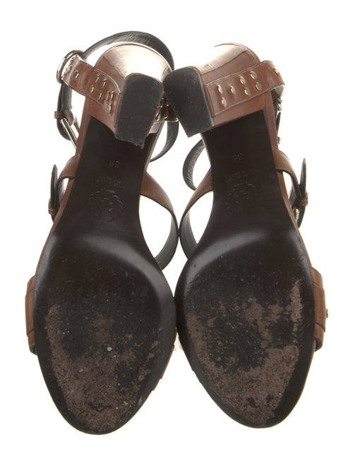 Belstaff Leather Studded Accents Sandals