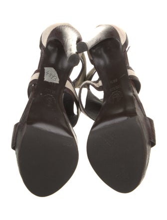 Belstaff Leather Striped Espadrilles