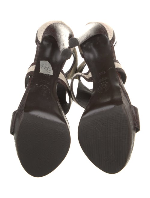 Belstaff Leather Striped Espadrilles