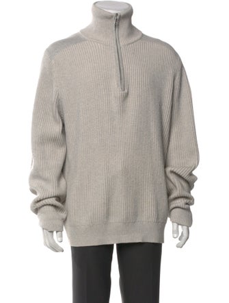 Belstaff Mock Neck Long Sleeve Pullover