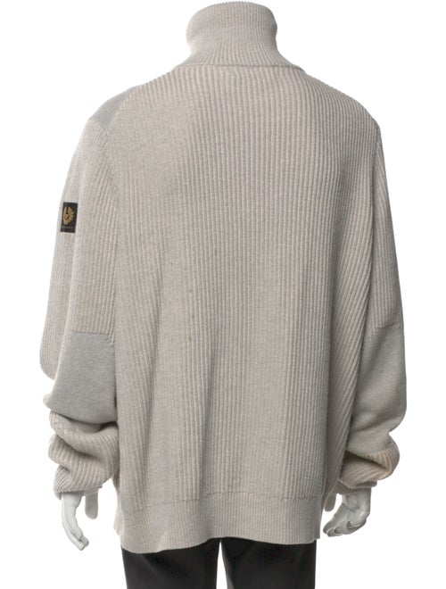 Belstaff Mock Neck Long Sleeve Pullover