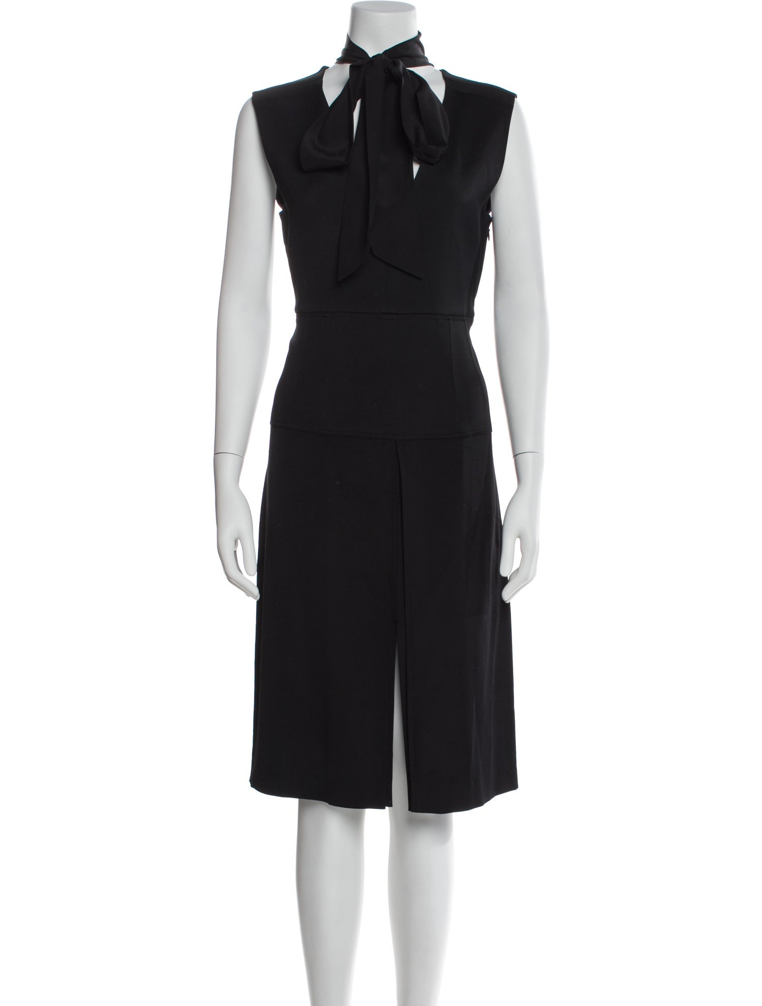 Belstaff Mock Neck Midi Length Dress