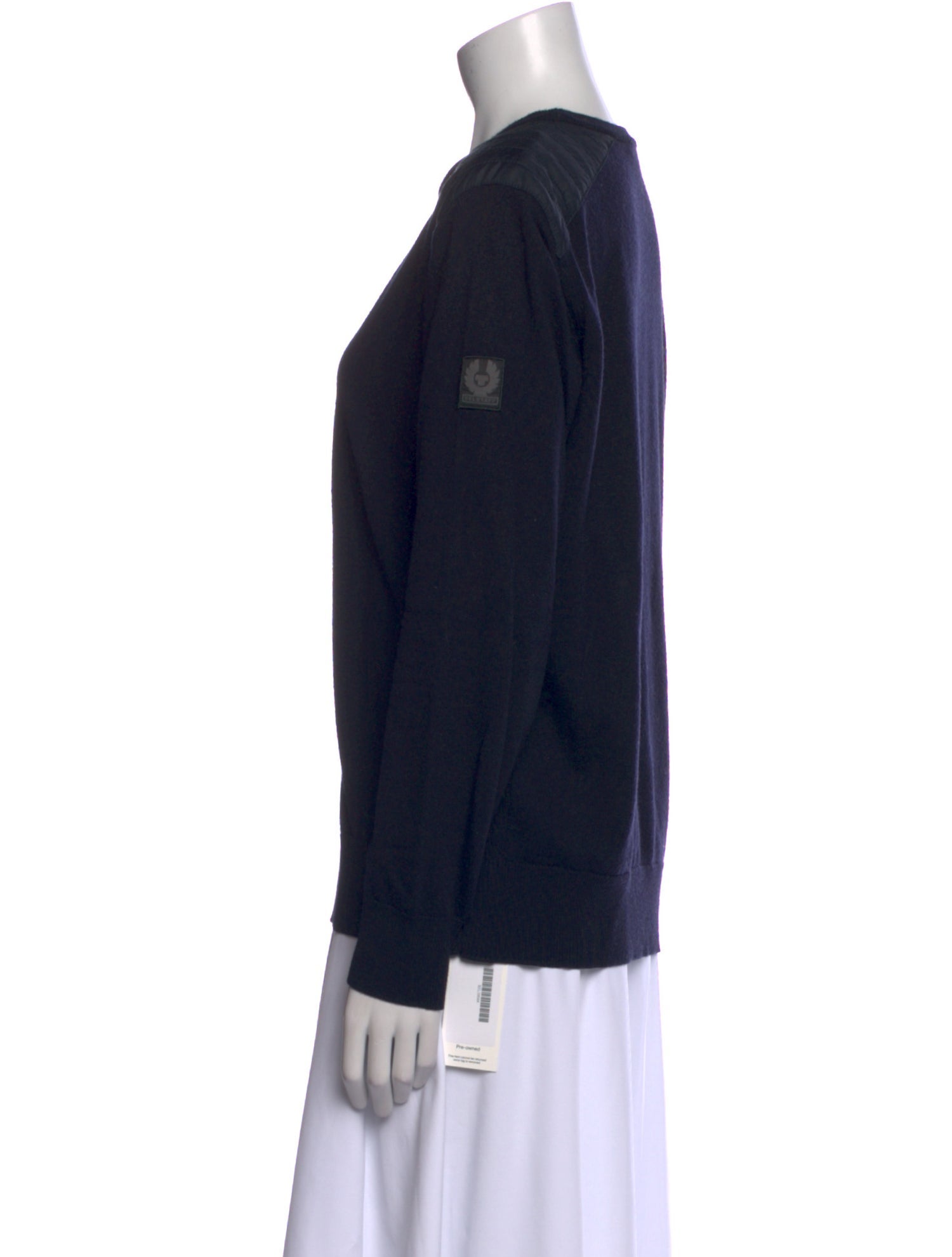 Belstaff Virgin Wool Crew Neck Sweater