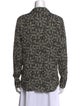 Belstaff Printed Long Sleeve Button-Up Top