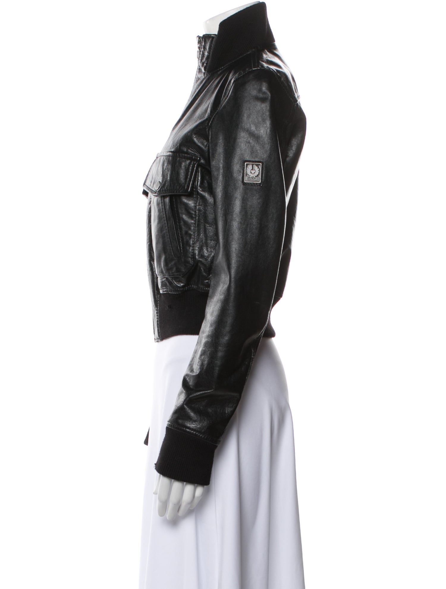 Belstaff Leather Bomber Jacket