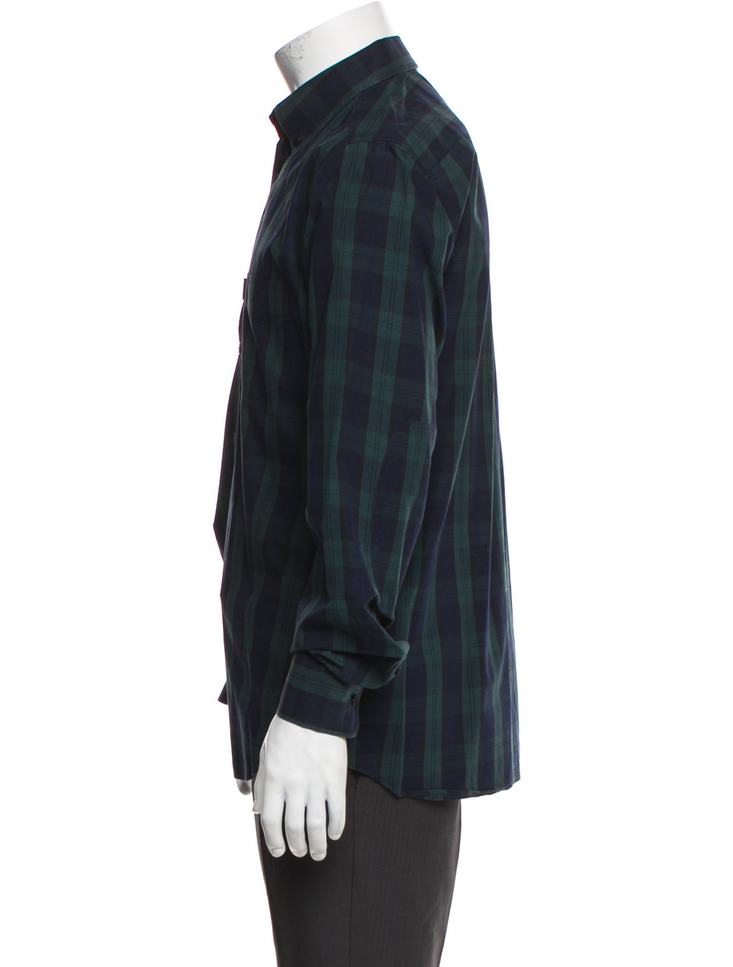 Belstaff Plaid Print Long Sleeve Shirt