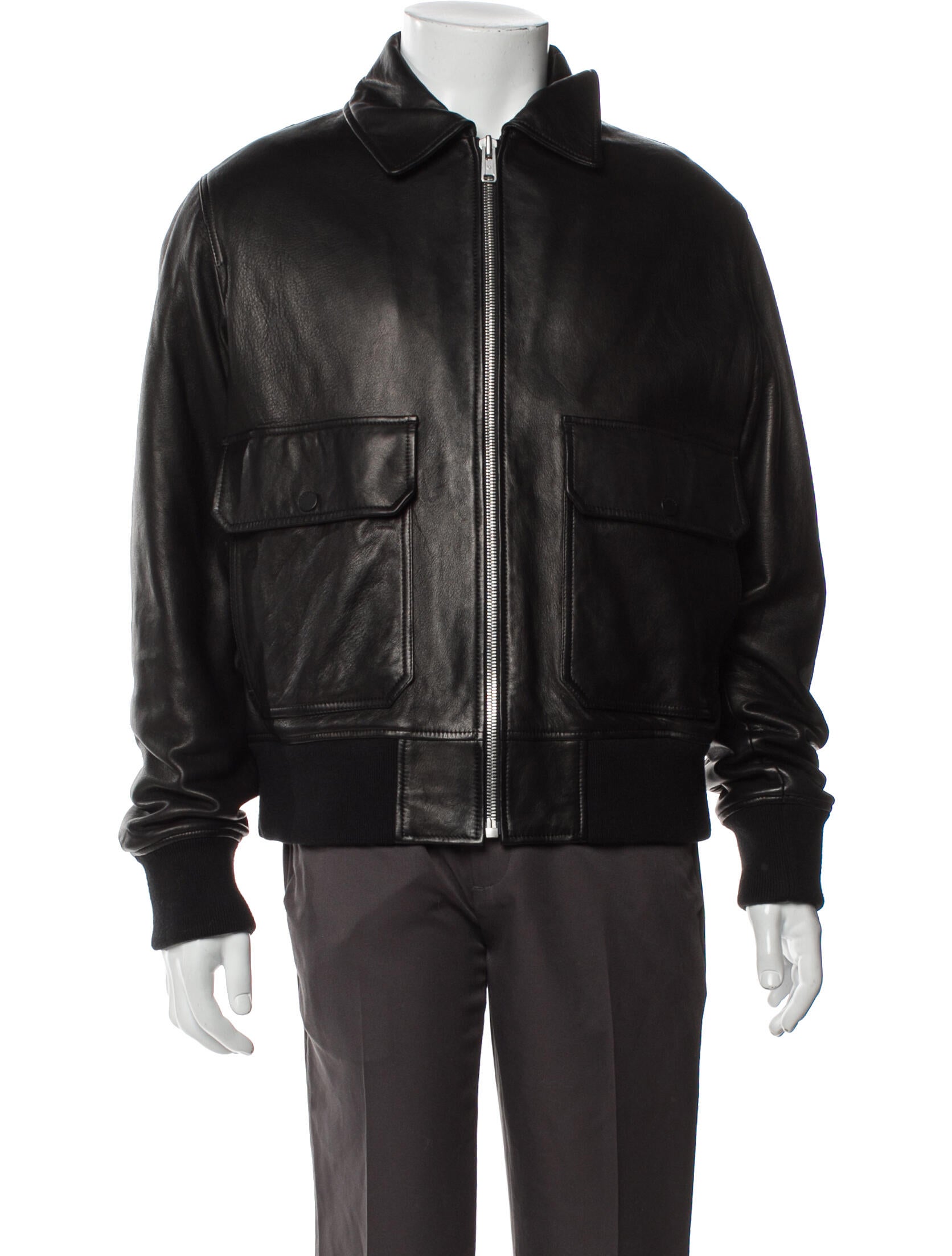 Belstaff Leather Bomber Jacket w/ Tags