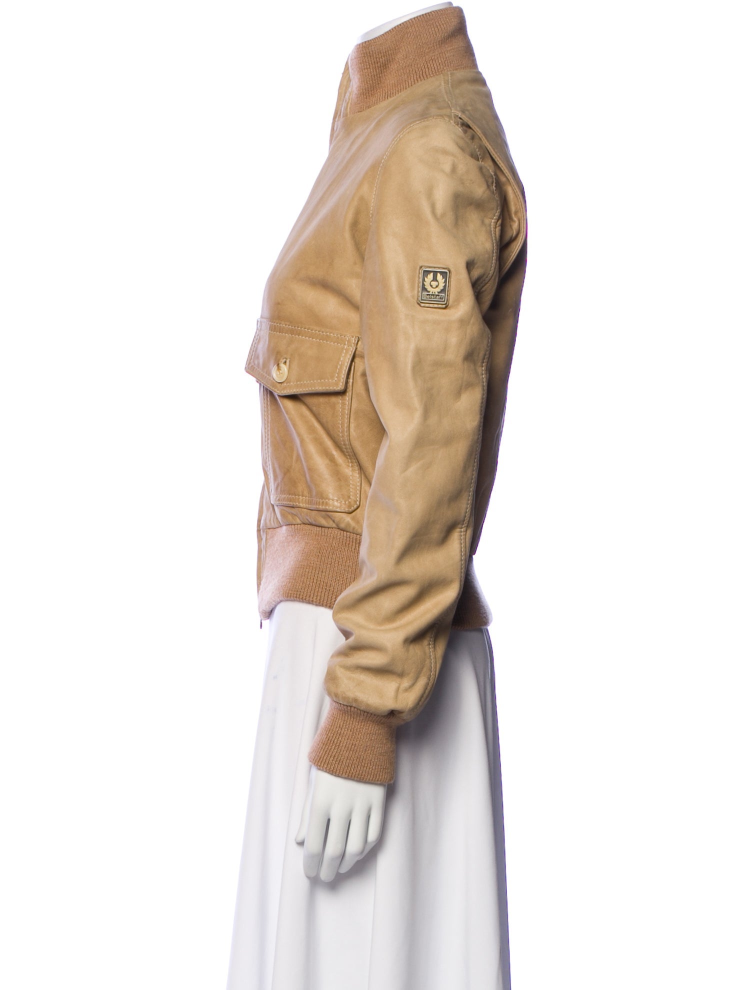 Belstaff Leather Bomber Jacket