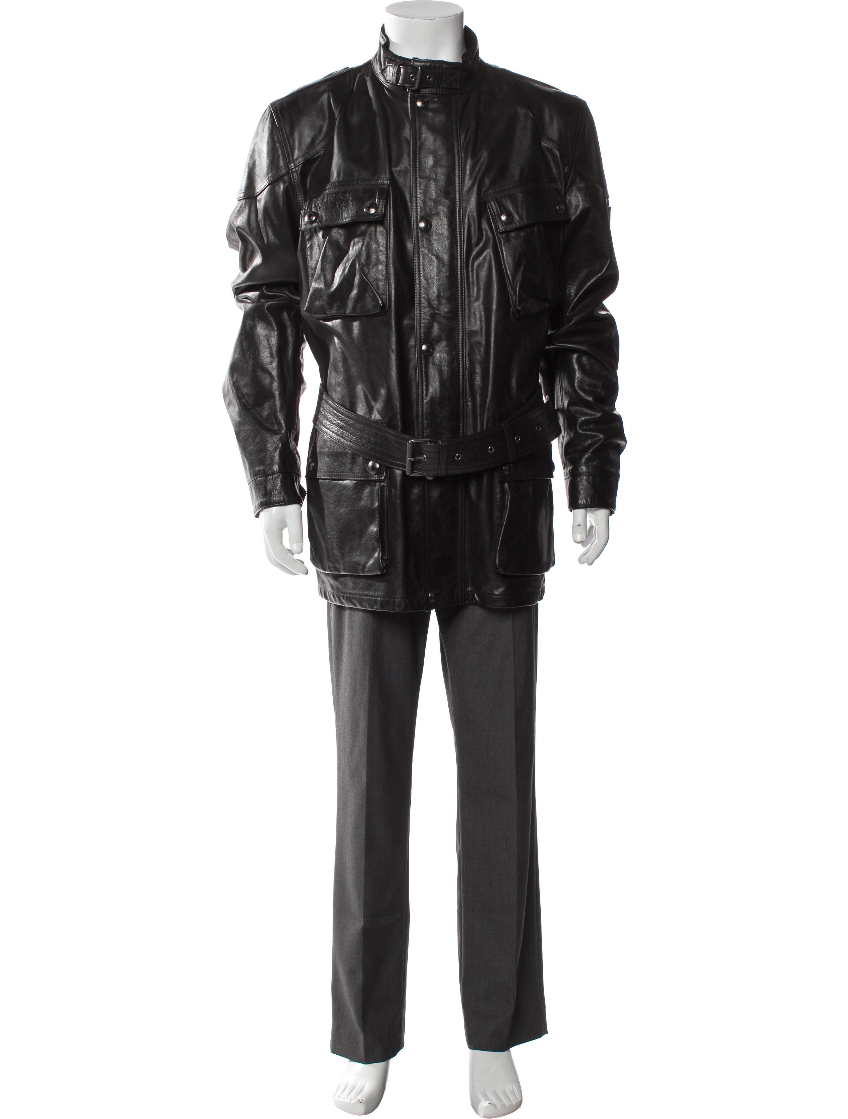 Belstaff Calf Leather Parka