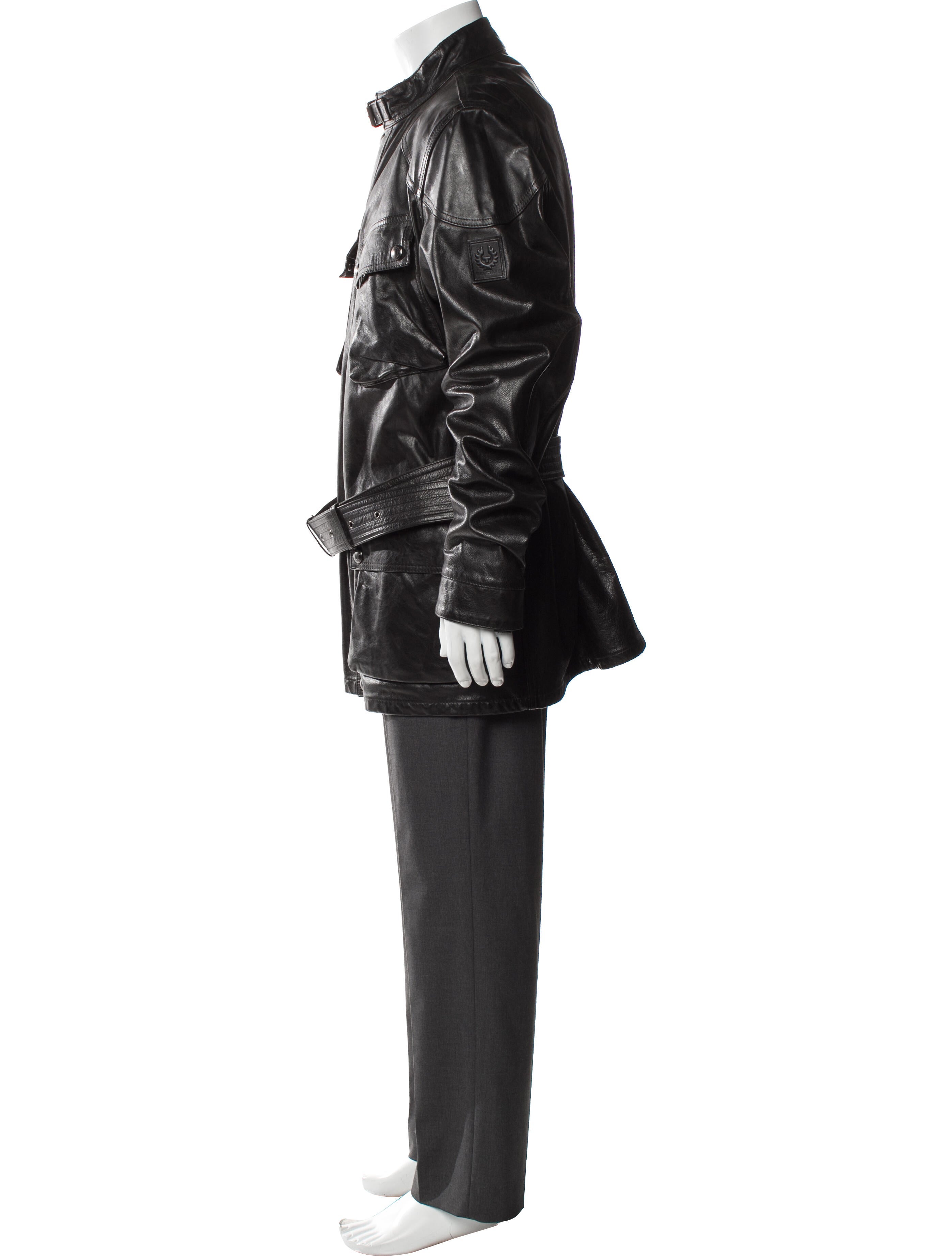 Belstaff Calf Leather Parka