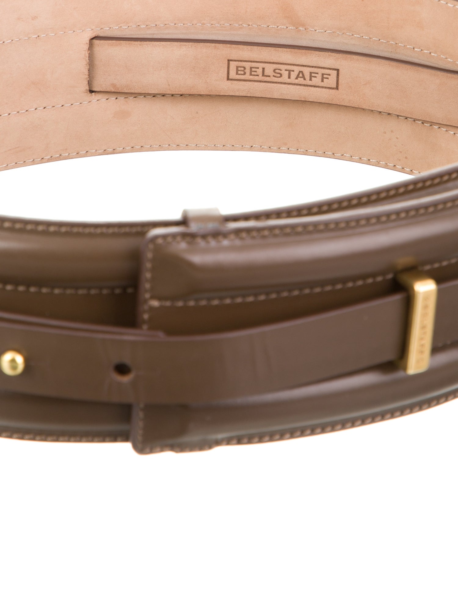 Belstaff Wide Leather Waist Belt