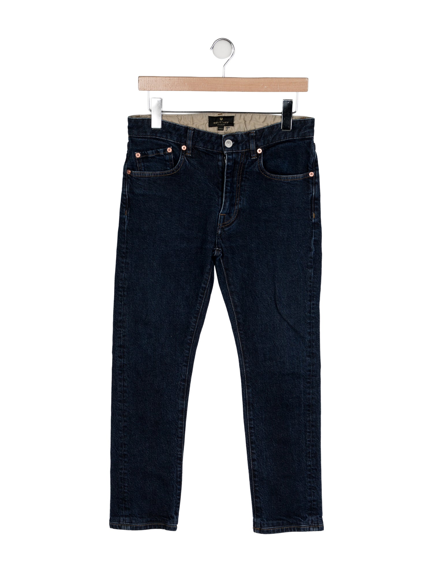 Belstaff High-Rise Straight Leg Jeans