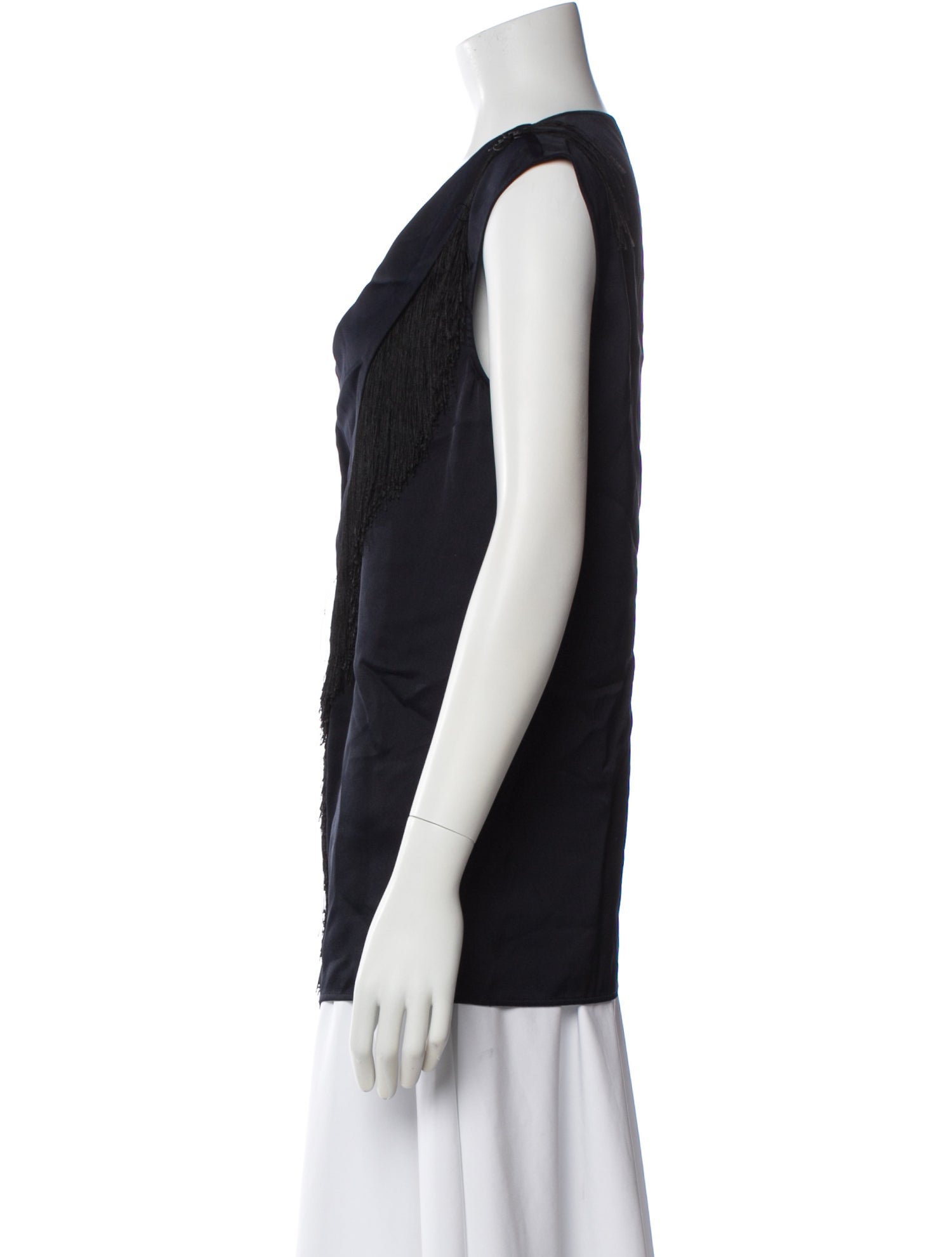 Belstaff Square Neckline Sleeveless Top